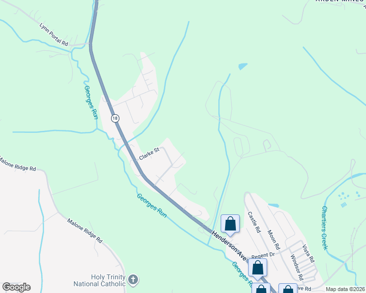 map of restaurants, bars, coffee shops, grocery stores, and more near 49 Saratoga Drive in Washington