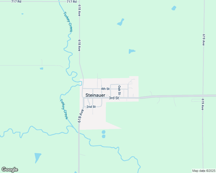 map of restaurants, bars, coffee shops, grocery stores, and more near Marguerite Street in Steinauer
