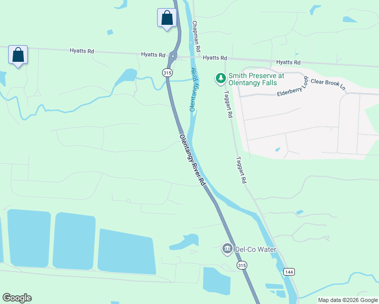 map of restaurants, bars, coffee shops, grocery stores, and more near 6367 Olentangy River Road in Delaware