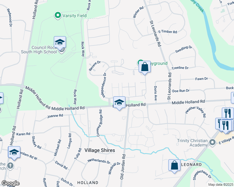map of restaurants, bars, coffee shops, grocery stores, and more near 151 Knox Court in Southampton