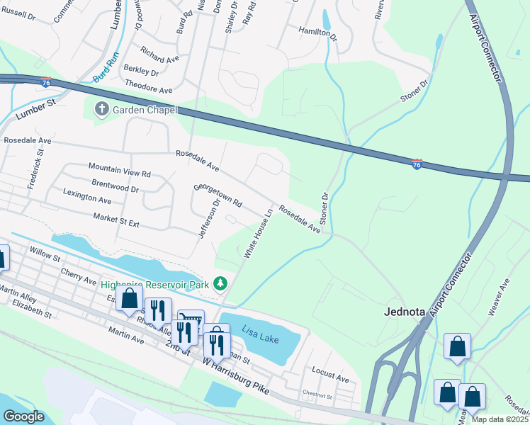 map of restaurants, bars, coffee shops, grocery stores, and more near 1088 Georgetown Road in Middletown
