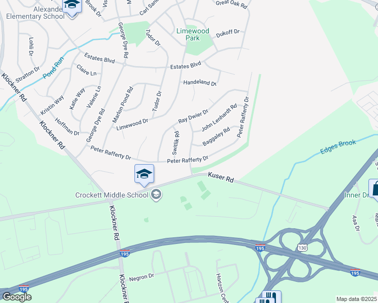 map of restaurants, bars, coffee shops, grocery stores, and more near 6 Michael McCorristin Road in Hamilton Township