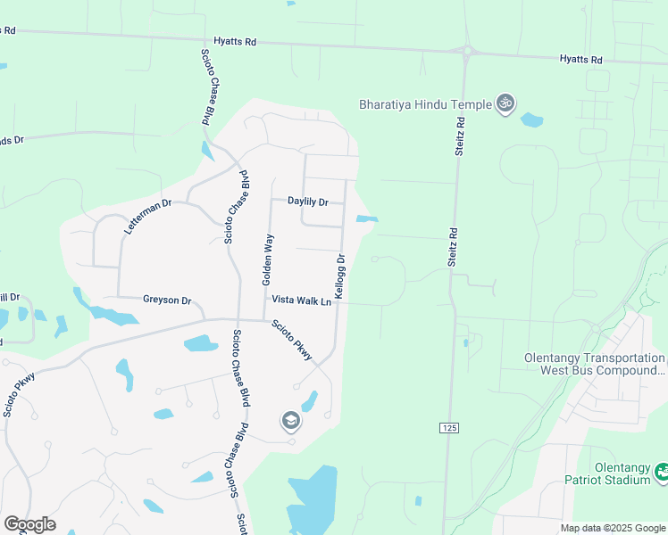 map of restaurants, bars, coffee shops, grocery stores, and more near 6750 Kellogg Drive in Powell