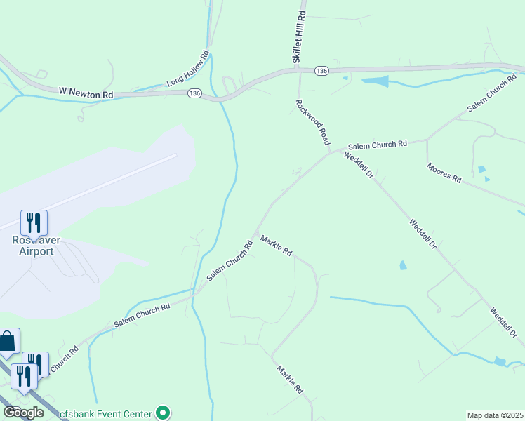 map of restaurants, bars, coffee shops, grocery stores, and more near 397 Salem Church Road in Belle Vernon