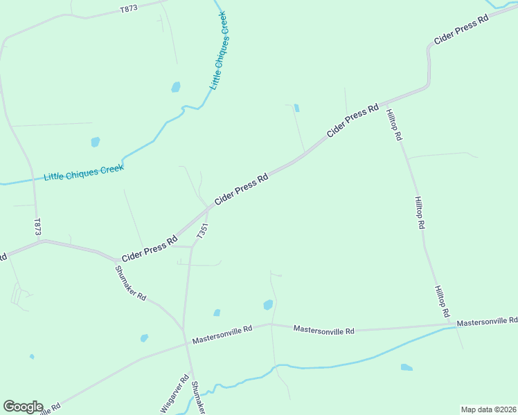 map of restaurants, bars, coffee shops, grocery stores, and more near 1105 Cider Press Road in Manheim