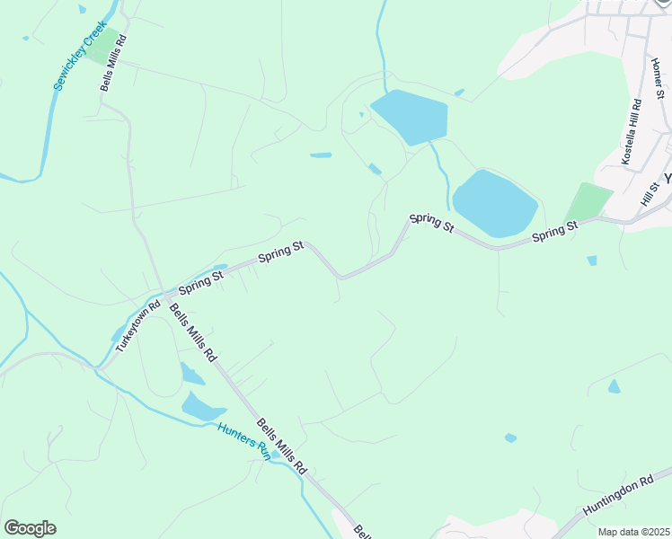 map of restaurants, bars, coffee shops, grocery stores, and more near 197 Spring Street in Yukon