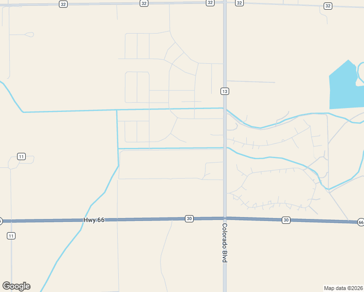 map of restaurants, bars, coffee shops, grocery stores, and more near 14387 County Road 13 in Platteville