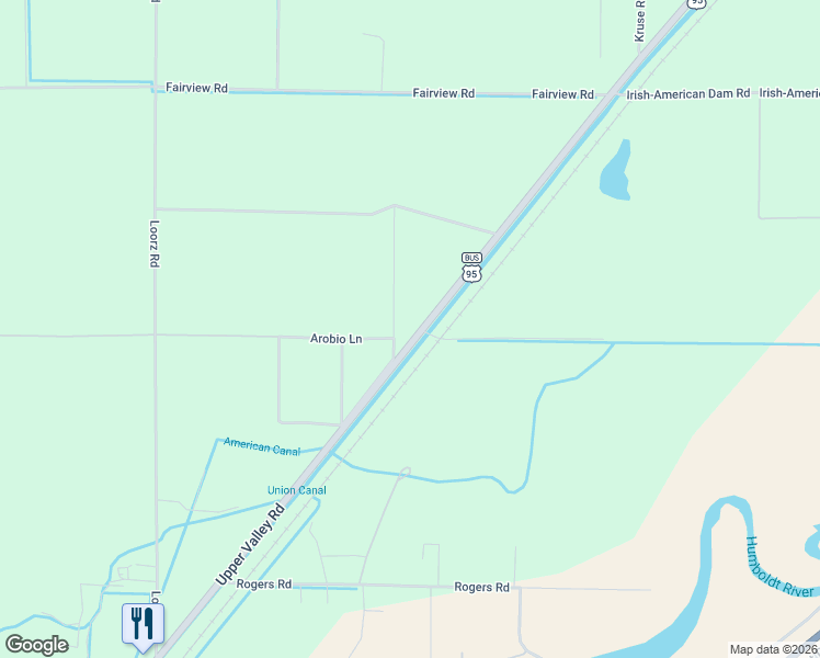 map of restaurants, bars, coffee shops, grocery stores, and more near 1430 Arobio Lane in Lovelock