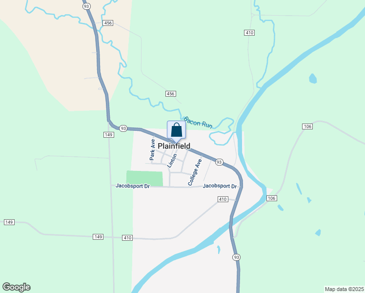 map of restaurants, bars, coffee shops, grocery stores, and more near Ohio 541 in Plainfield