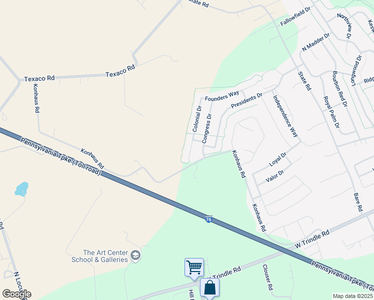 map of restaurants, bars, coffee shops, grocery stores, and more near 221 Colonial Drive in Mechanicsburg