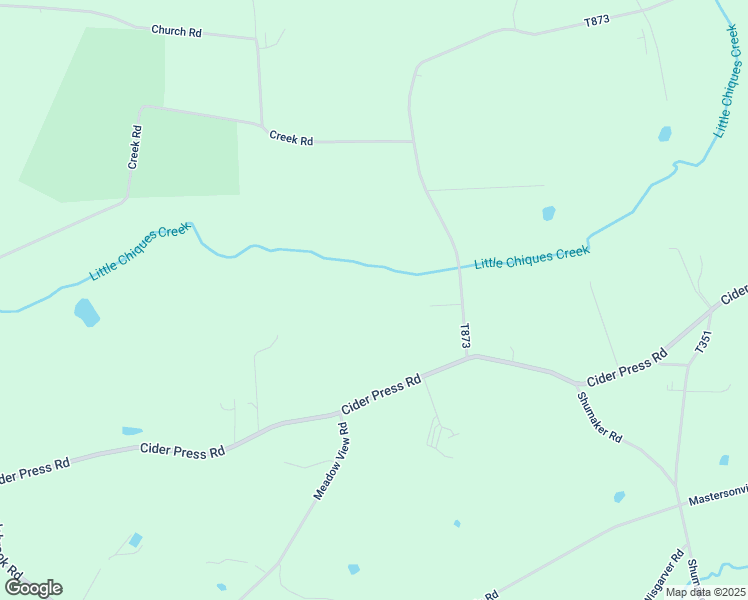 map of restaurants, bars, coffee shops, grocery stores, and more near 1662 Camp Road in Manheim