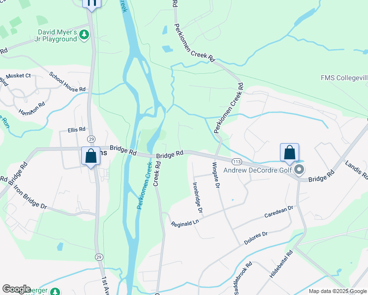 map of restaurants, bars, coffee shops, grocery stores, and more near 4302 Gypsy Lane in Collegeville