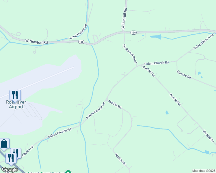 map of restaurants, bars, coffee shops, grocery stores, and more near 397 Salem Church Road in Belle Vernon