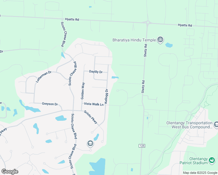 map of restaurants, bars, coffee shops, grocery stores, and more near 6750 Kellogg Drive in Powell
