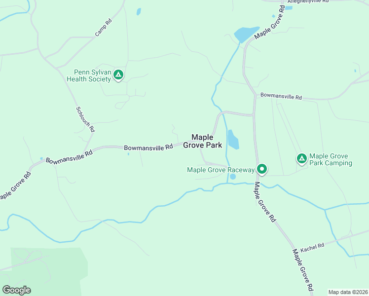 map of restaurants, bars, coffee shops, grocery stores, and more near 281 Bowmansville Road in Mohnton