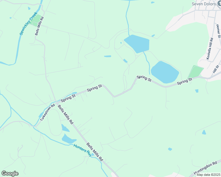map of restaurants, bars, coffee shops, grocery stores, and more near 197 Spring Street in Yukon