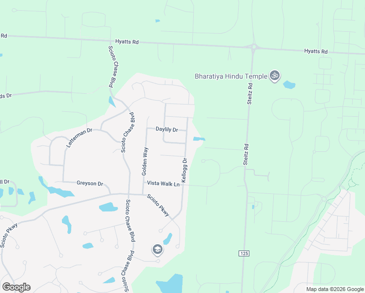 map of restaurants, bars, coffee shops, grocery stores, and more near 6750 Lilac Lane in Powell
