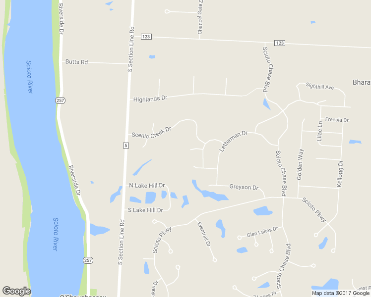 map of restaurants, bars, coffee shops, grocery stores, and more near 4850 Pleasant Creek Court in Powell