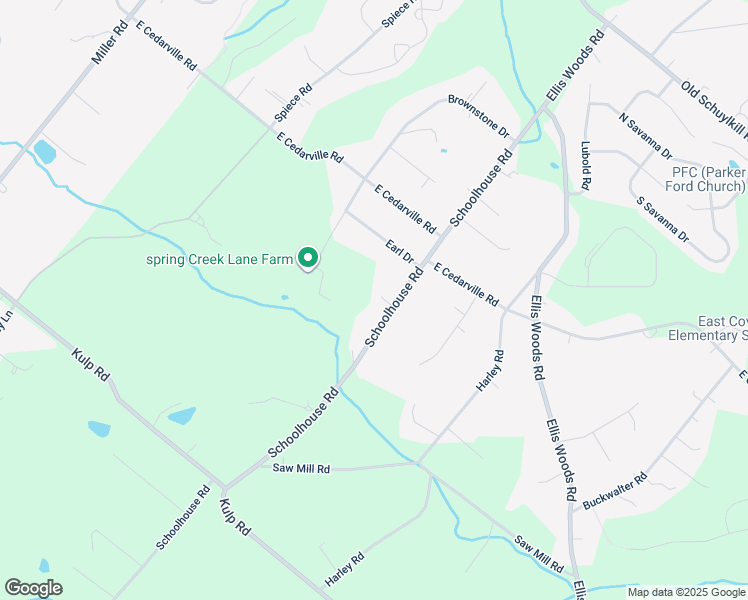 map of restaurants, bars, coffee shops, grocery stores, and more near 490 Schoolhouse Road in Pottstown