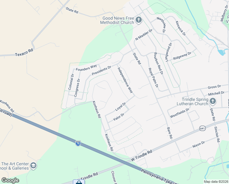 map of restaurants, bars, coffee shops, grocery stores, and more near 17 Danbury Drive in Mechanicsburg