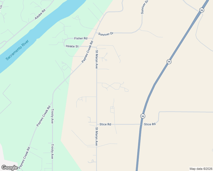 map of restaurants, bars, coffee shops, grocery stores, and more near 22787 Oak View Drive in Red Bluff