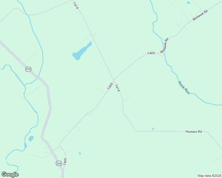 map of restaurants, bars, coffee shops, grocery stores, and more near 246 Hunters Road in Newville