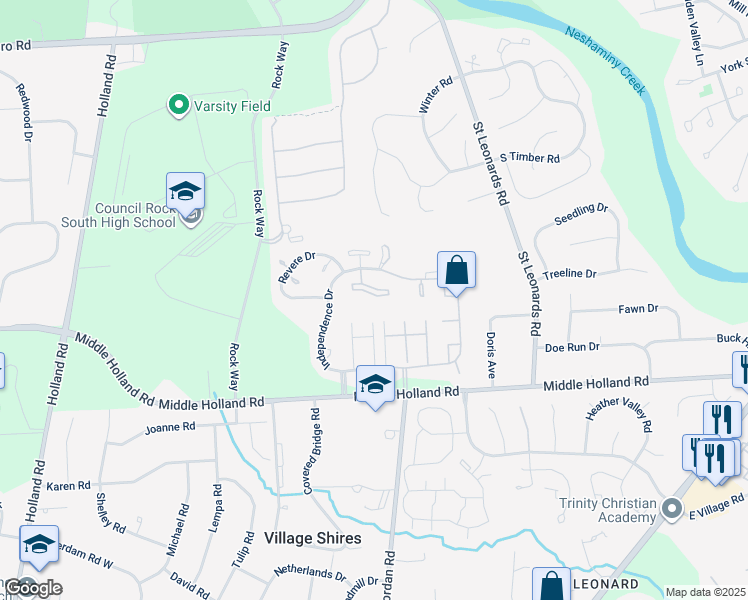 map of restaurants, bars, coffee shops, grocery stores, and more near 1701 Hopkins Court in Holland