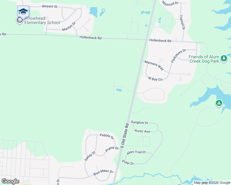 map of restaurants, bars, coffee shops, grocery stores, and more near 4875 Gables Crossing in Lewis Center