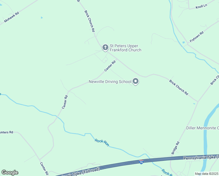 map of restaurants, bars, coffee shops, grocery stores, and more near 22 Center Road in Newville