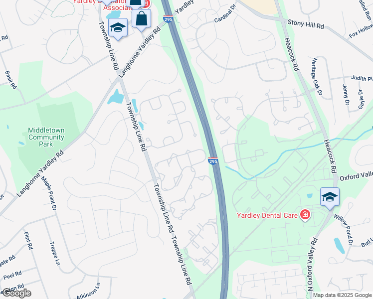 map of restaurants, bars, coffee shops, grocery stores, and more near 2007 Waterford Road in Morrisville