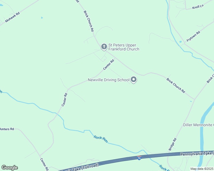 map of restaurants, bars, coffee shops, grocery stores, and more near 22 Center Road in Newville
