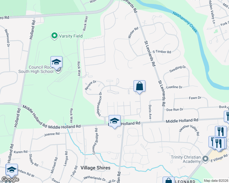 map of restaurants, bars, coffee shops, grocery stores, and more near 1701 Hopkins Court in Holland