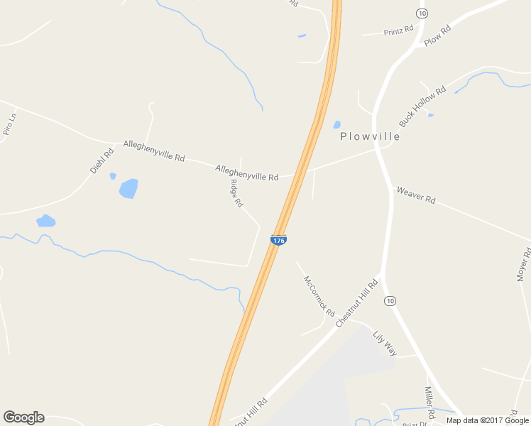 map of restaurants, bars, coffee shops, grocery stores, and more near 77 Ridge Road in Mohnton