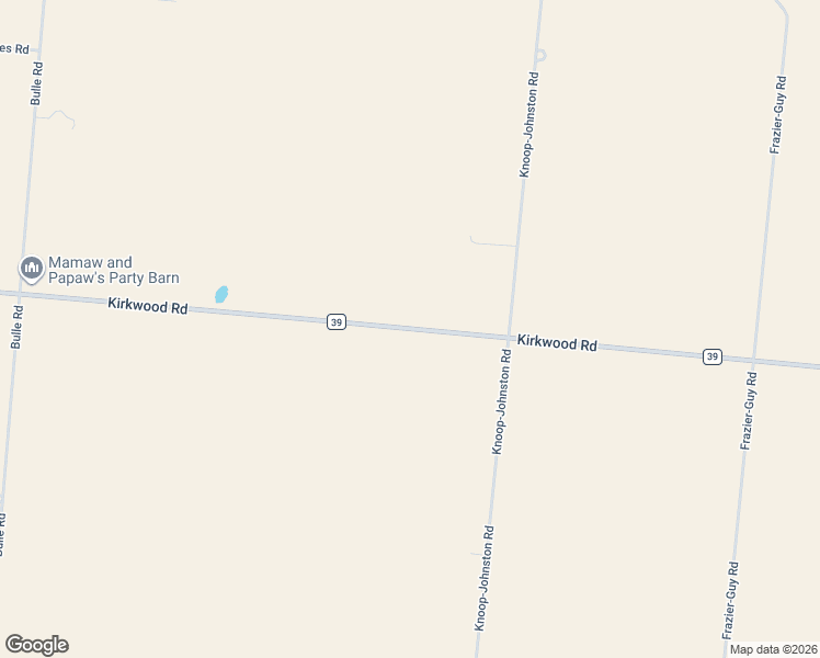 map of restaurants, bars, coffee shops, grocery stores, and more near 16851 Kirkwood Road in Sidney