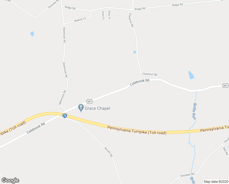 map of restaurants, bars, coffee shops, grocery stores, and more near 2630 Colebrook Road in Elizabethtown