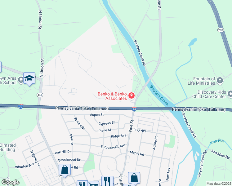map of restaurants, bars, coffee shops, grocery stores, and more near 195 Magnolia Drive in Middletown