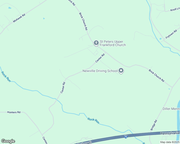 map of restaurants, bars, coffee shops, grocery stores, and more near 28 Center Road in Newville