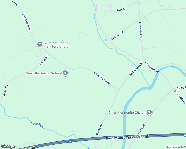 map of restaurants, bars, coffee shops, grocery stores, and more near 140 Brick Church Road in Newville