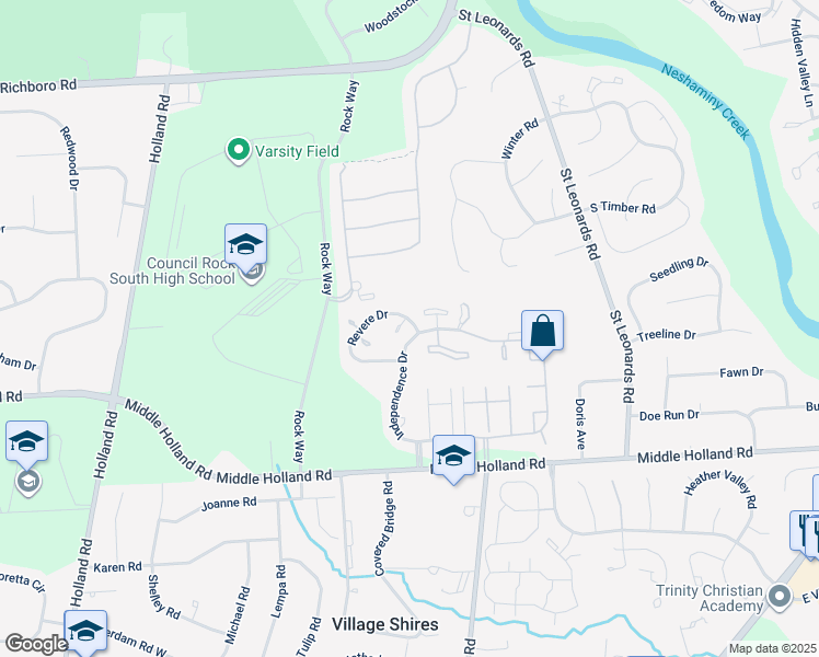 map of restaurants, bars, coffee shops, grocery stores, and more near 507 Morgan Court in Holland