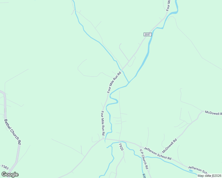 map of restaurants, bars, coffee shops, grocery stores, and more near 342 Four Mile Run Road in Rector