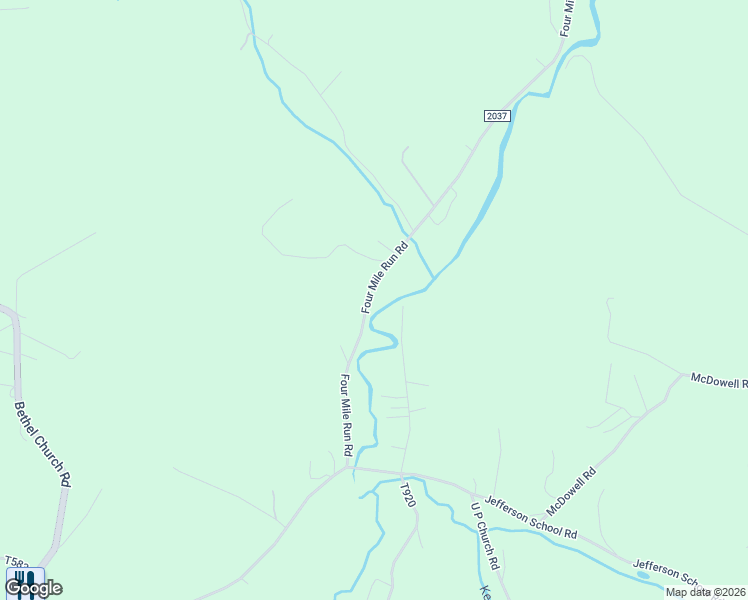 map of restaurants, bars, coffee shops, grocery stores, and more near 342 Four Mile Run Road in Rector