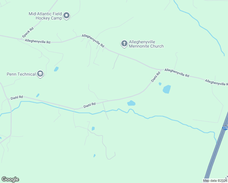 map of restaurants, bars, coffee shops, grocery stores, and more near 5089 Diehl Road in Mohnton