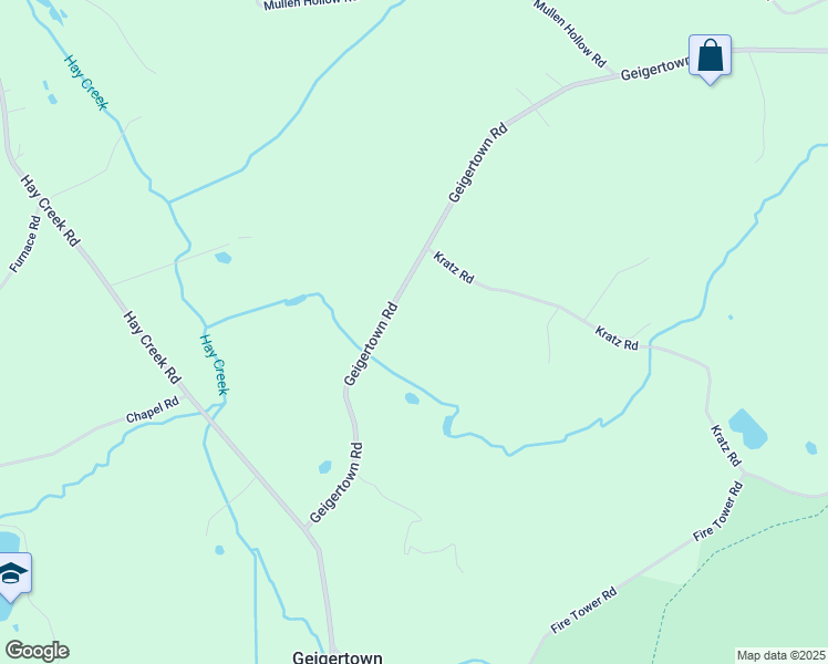 map of restaurants, bars, coffee shops, grocery stores, and more near 1241 Geigertown Rd in Birdsboro