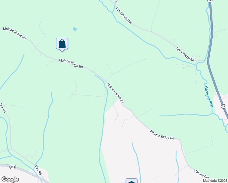 map of restaurants, bars, coffee shops, grocery stores, and more near 362 Malone Ridge Road in Washington