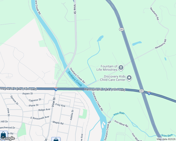 map of restaurants, bars, coffee shops, grocery stores, and more near 950 Swatara Creek Road in Middletown