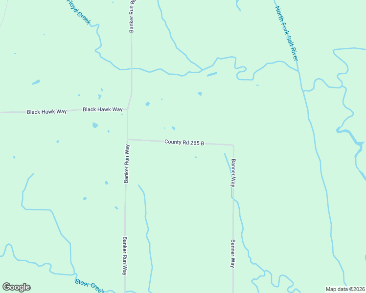 map of restaurants, bars, coffee shops, grocery stores, and more near 19147 Banner Way in Kirksville