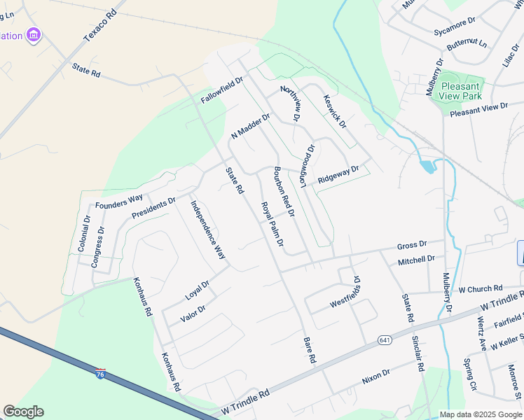 map of restaurants, bars, coffee shops, grocery stores, and more near 29 Royal Palm Drive in Mechanicsburg