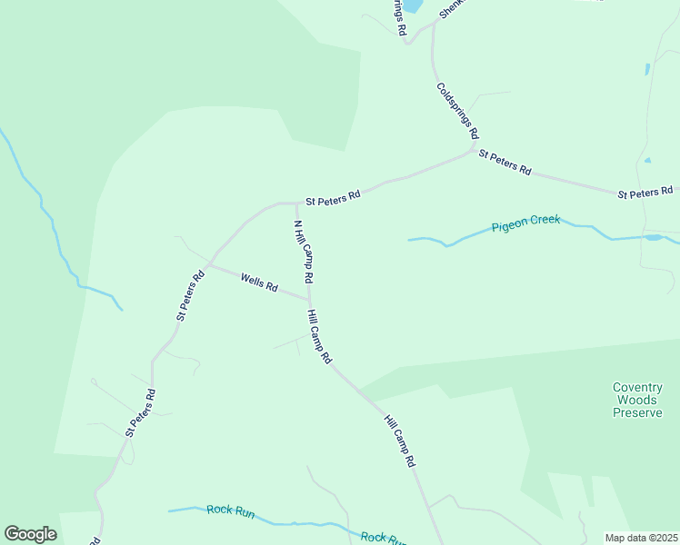 map of restaurants, bars, coffee shops, grocery stores, and more near 2174 North Hill Camp Road in Pottstown