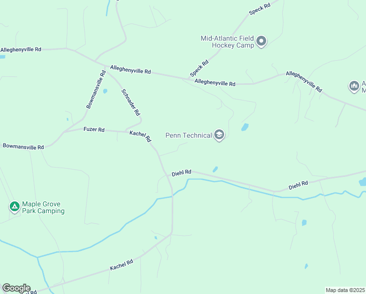 map of restaurants, bars, coffee shops, grocery stores, and more near 5104 Kachel Road in Mohnton