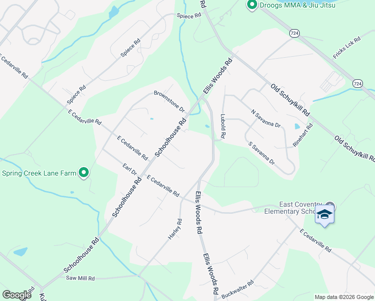 map of restaurants, bars, coffee shops, grocery stores, and more near 279 Schoolhouse Road in Pottstown